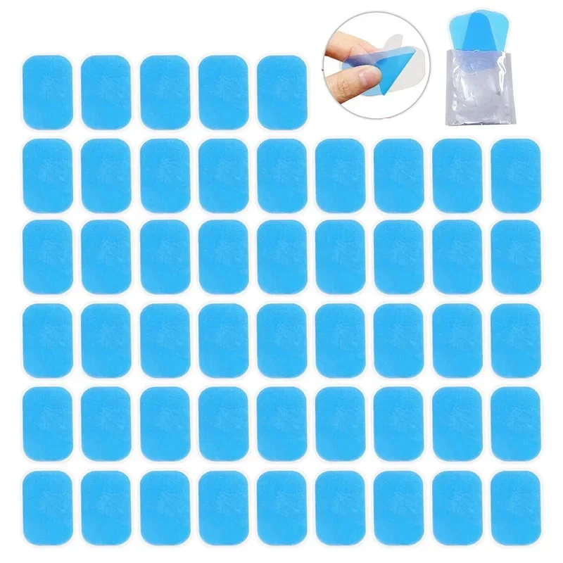 10/30/60PCS Gel Pads For EMS Abdominal ABS Trainer Weight Loss Hip Muscle Stimulator Exerciser Replacement Massager Gel Patch