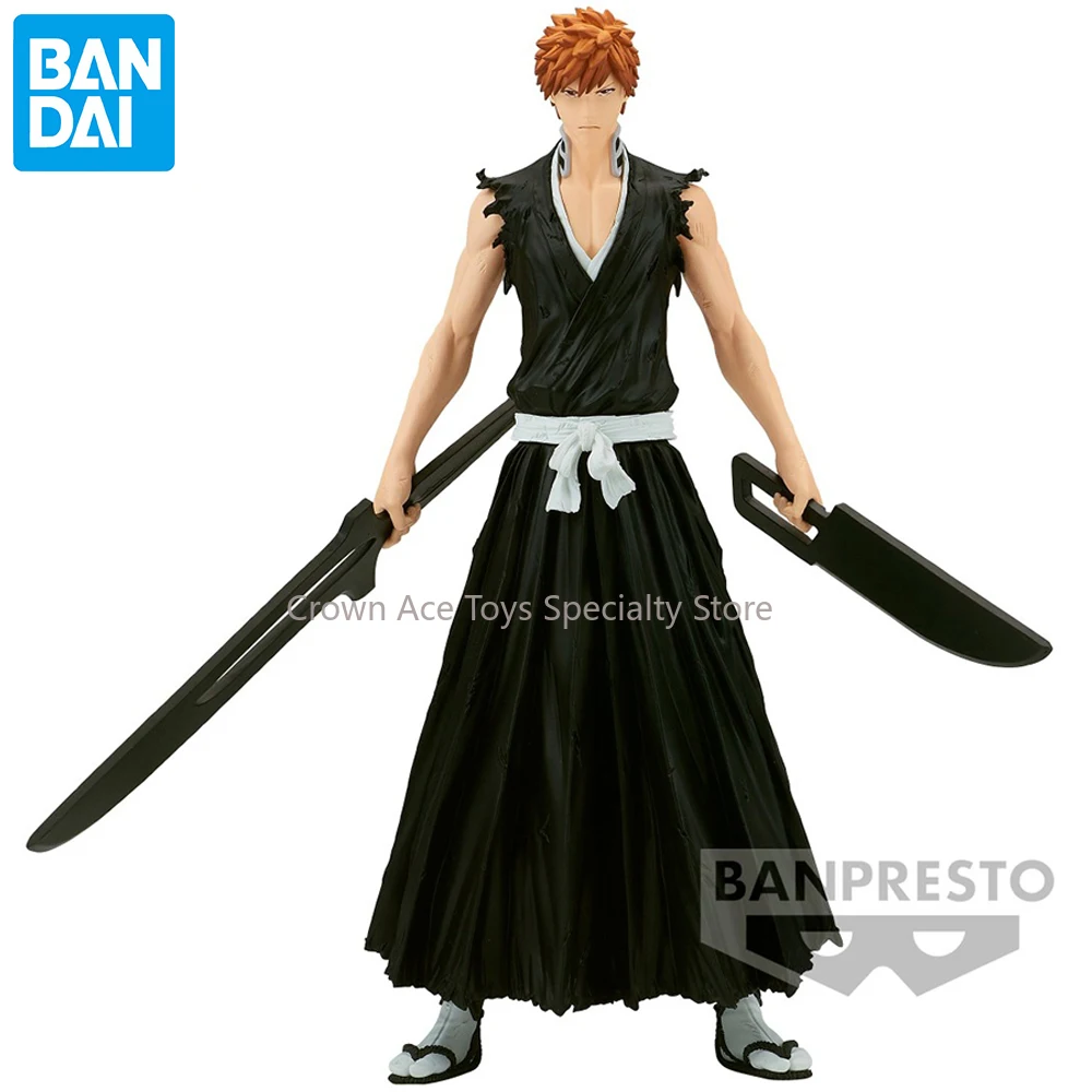 

Bandai Banpresto Bleach Solid and Souls Ichigo Kurosaki Ver.2 17cm Original New Awesome Anime Action Figure Model Trendy Toys