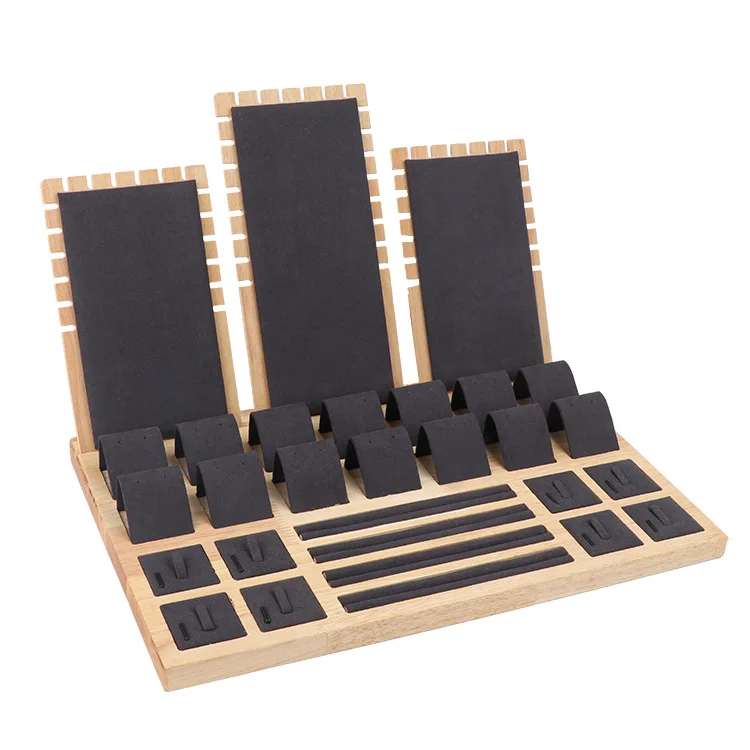 

Log jewelry frame combination suit necklace ring bracelet display props stud earrings earrings jewelry store window frame