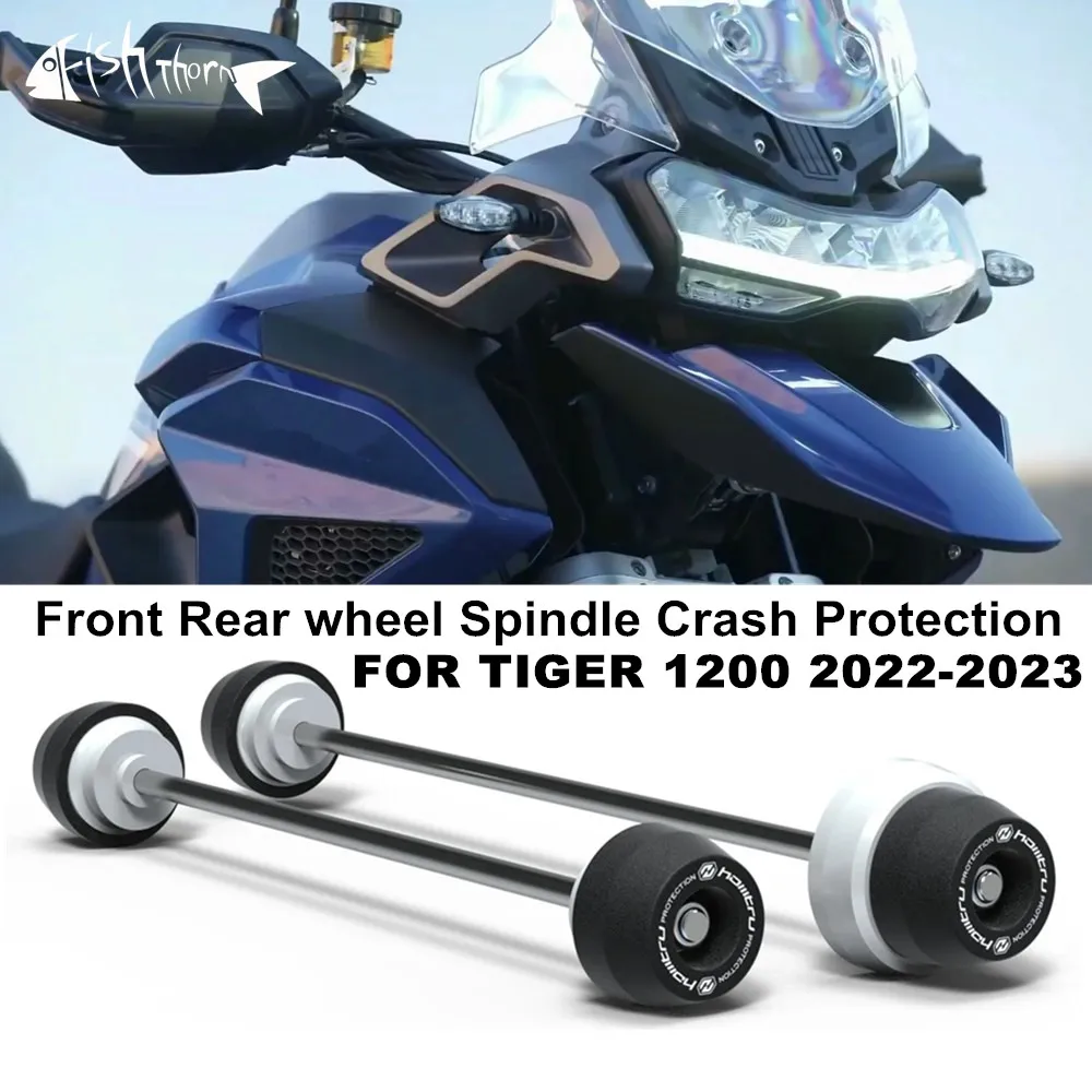 For Triumph Tiger 1200 GT Pro Explorer / Tiger 1200 Rally Pro Explorer 2022-2023 Motorcycle Fork Rear Swingarm Crash Protector