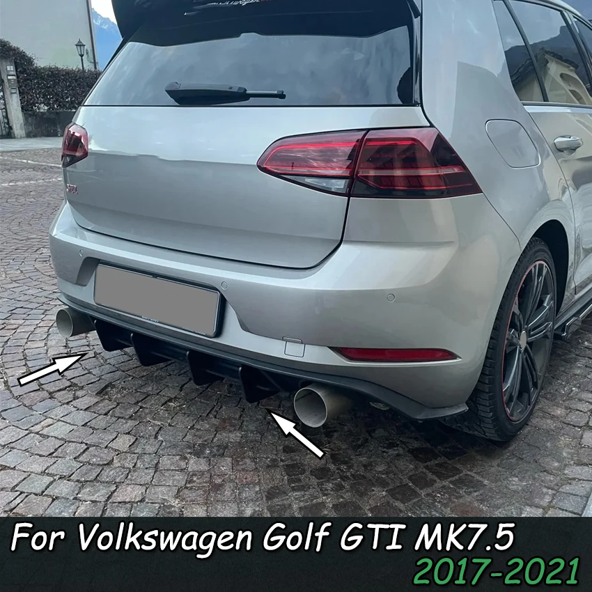 

Защита заднего бампера, задние сплиттеры для VW Volkswagen Golf GTI MK7.5 2017-2021, диффузор заднего бампера, спойлер, комплект кузова, тюнинг