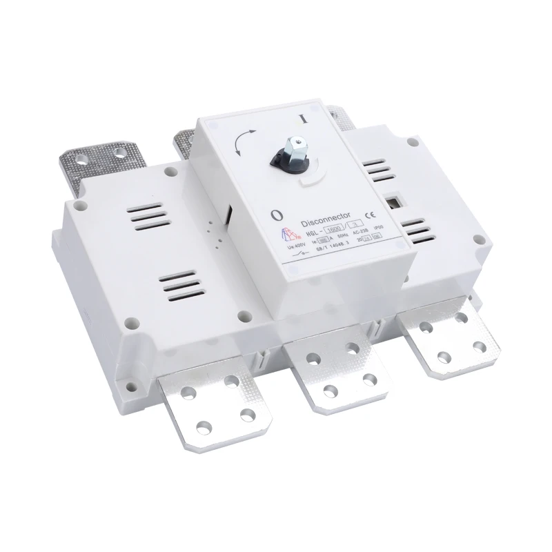 1000-1600A 1P Industrial Use Load Switch HGL-1600/3 Isolator 1000V 50/60Hz Copper/Silicone Rubber Fuse White 2000 Times Service