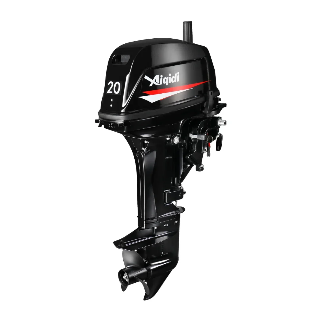 

Factory Outlet 20HP 2Stroke AIQIDI Outboard Motors Tiller Control Ignition Fuel Propulsion Outboard Engine