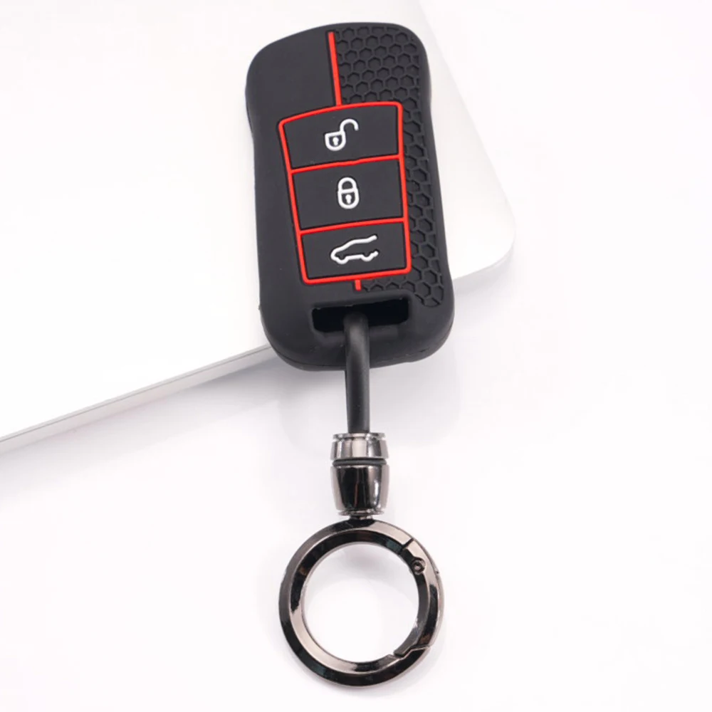 Remote Key Protector With Lanyard For Porsche 911 911 GT3 Cayenne Macan Panamera Cayman Boxster 718 Taycan Carrera Anti Scratch