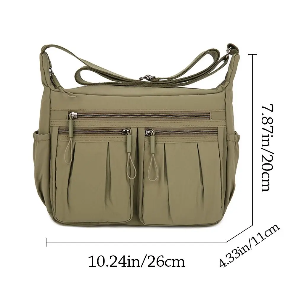 Fashion Large Capacity Shoulder Bags Vintage Casual Handbags Multifunction Simple Messenger Bag Women Men