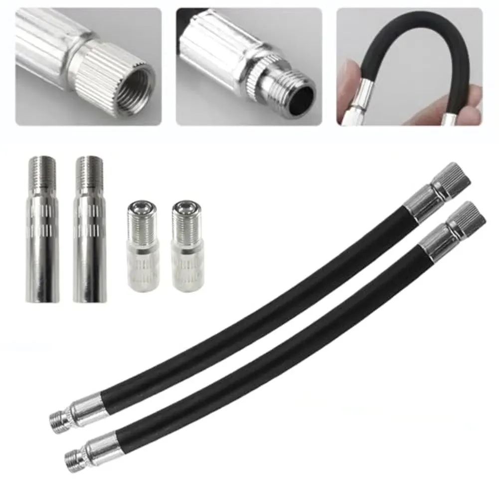 Tire Maintenance 160mm Nozzles Inflation Valve Compact Tire Maintenance Kit Inflation Tools Comprehensive Nozzle Set