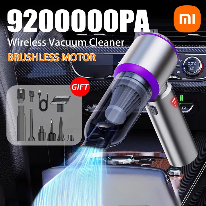 Xiaomi 9200000PA Car Vacuum Cleaner Cordless Powerful Wireless Car Cleaner HandHeld Portable Vacuum Cleaner Cleaning Machine