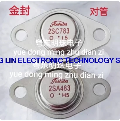 2SC783 2SA483 Gold sealed Transistor Pair TO-66 Imported Transistor Quality Assurance