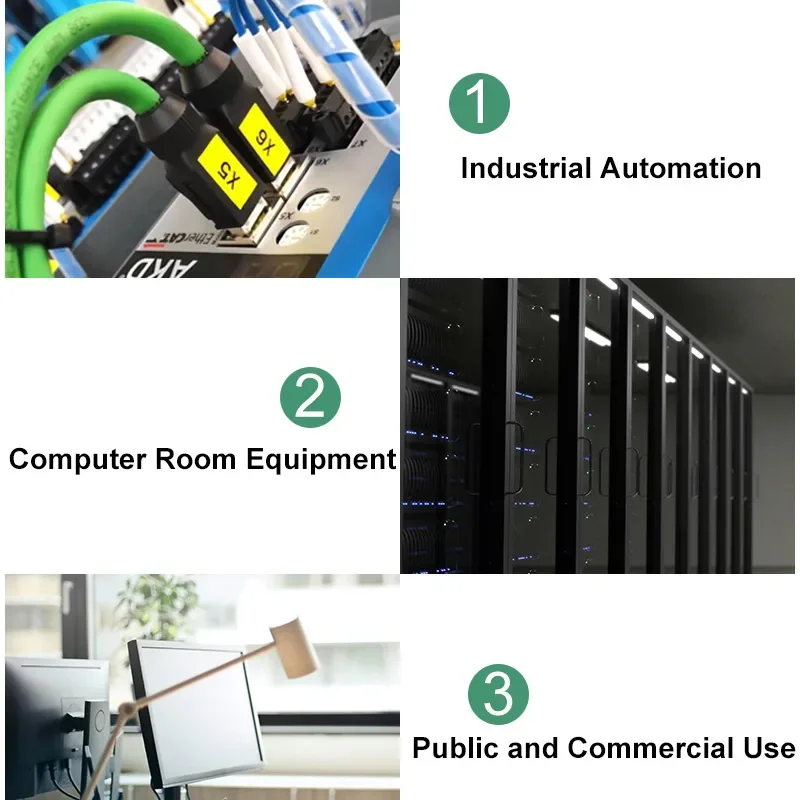 CAT6A RJ45 كابل الشبكة الصناعية سيرفو عالي المرونة Profinet جيجابت EtherCAT سلك توجيه مزدوج الدرع مضاد للتدخل #5