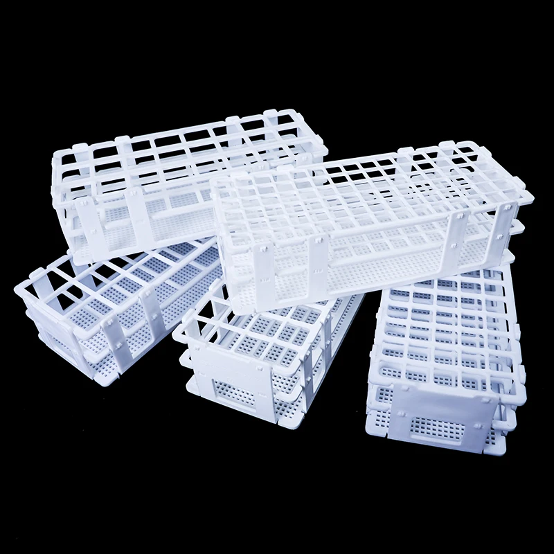 Plastic Test Tube Rack for 21 24 40 60 90 Wells , White , Detachable ( 21 24 40 60 90 Holes ) , Tube box