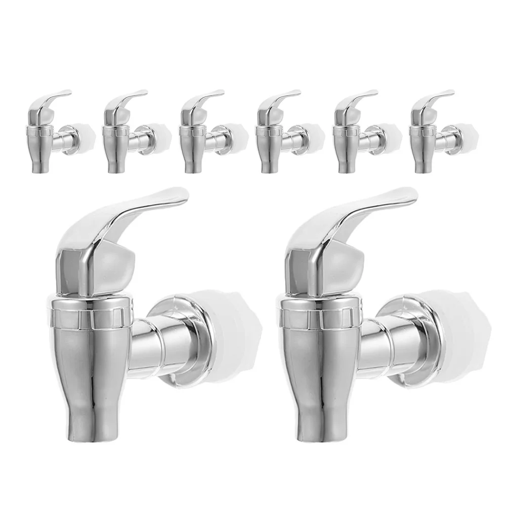 

8pcs Beverage Spigot 16Mm-20Mm Replacement Tap For Water Jug Juice Dispenser Plastic Spout Valve Parties Dispenser Parts