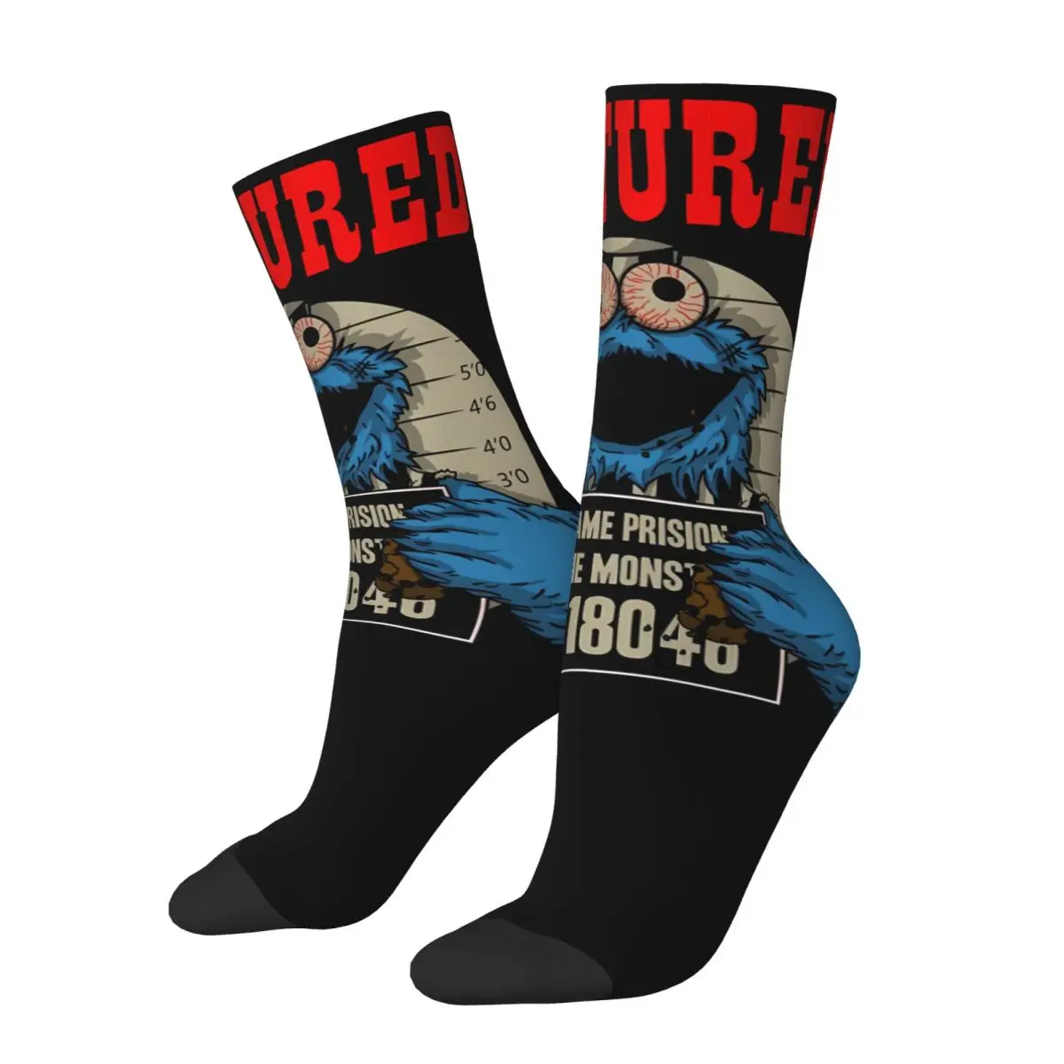 More in store SESAMEs STREETs cosy Unisex Socks,Warm Happy 3D printing Socks,Street Style Crazy Sock