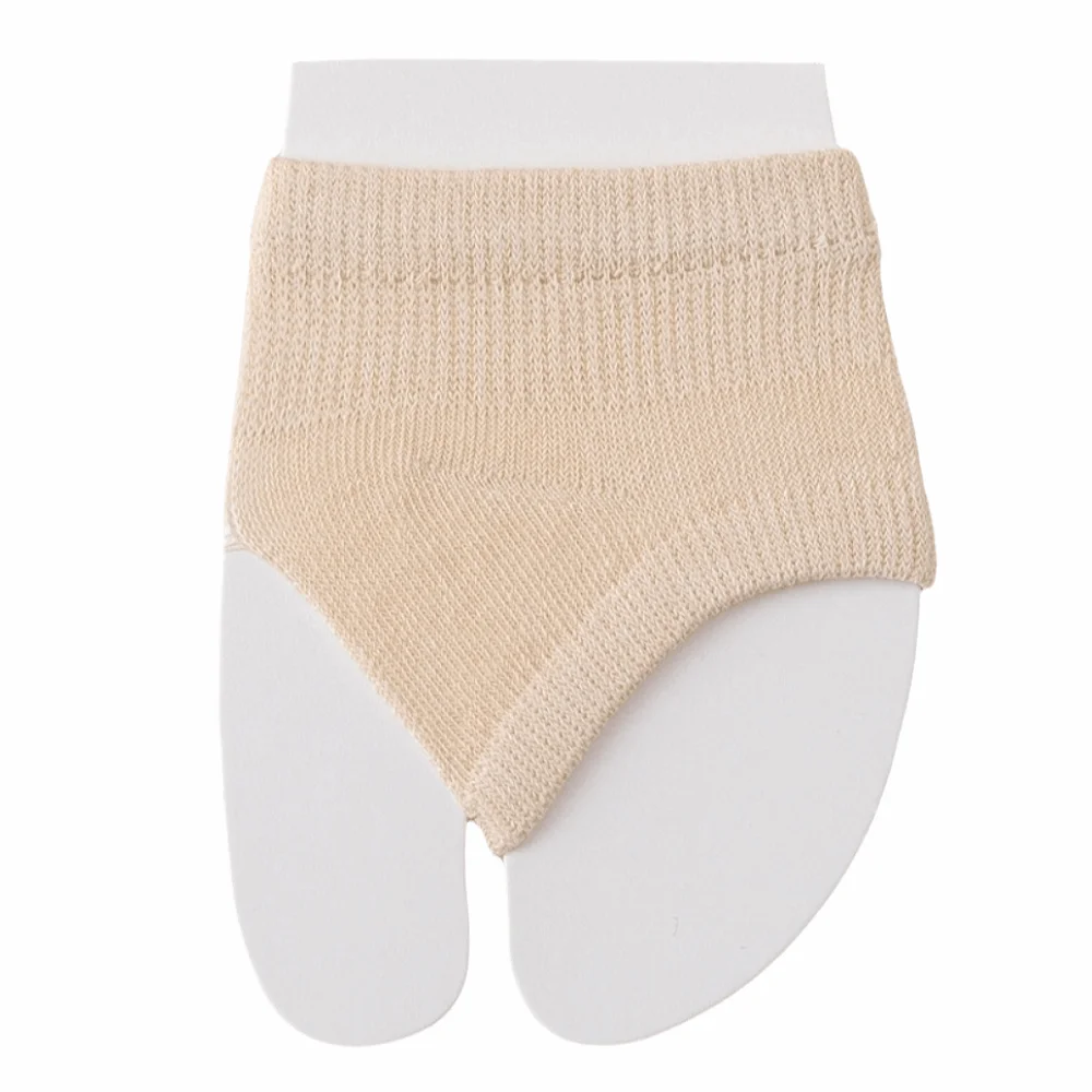 Solid Color Forefoot Pad Socks High Elasticity Breathable Flip-flop Toe Socks Slipper Liner Half Foot Toe Separator Socks