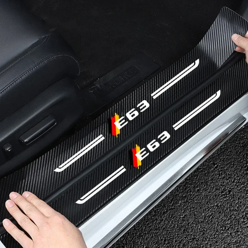 Picture 4: Car Sticker Anti Scratching, Threshold Strip, Anti-collision Strip, for Mercedes Benz E Class E63 Logo Protective Decor Sticker