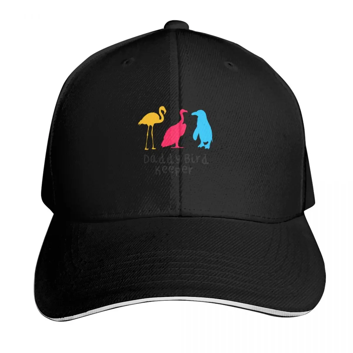Daddy Bird Keeper Baseball Cap Streetwear Hip Hop Trendy Vintage Retro Embroidered Lightweight Packable