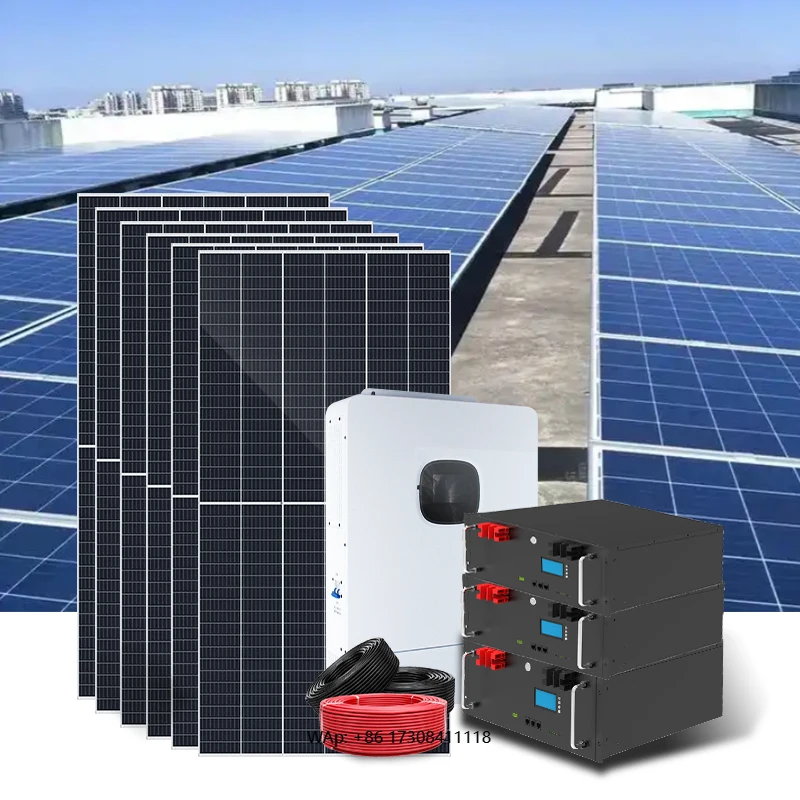 Complete Hybrid off Grid Photovoltaic Solar System Kit 3.5kW 6.2kW 10kW 11kW Mono Crystalline LifePo4 Battery