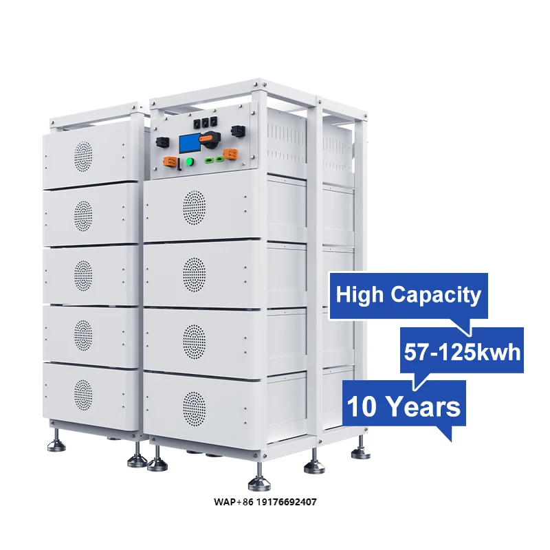 High Power 100kWh Lithium Ion Air Cooling High Voltage Battery System Charger Industrial Commercial Energy Storage 10-Year
