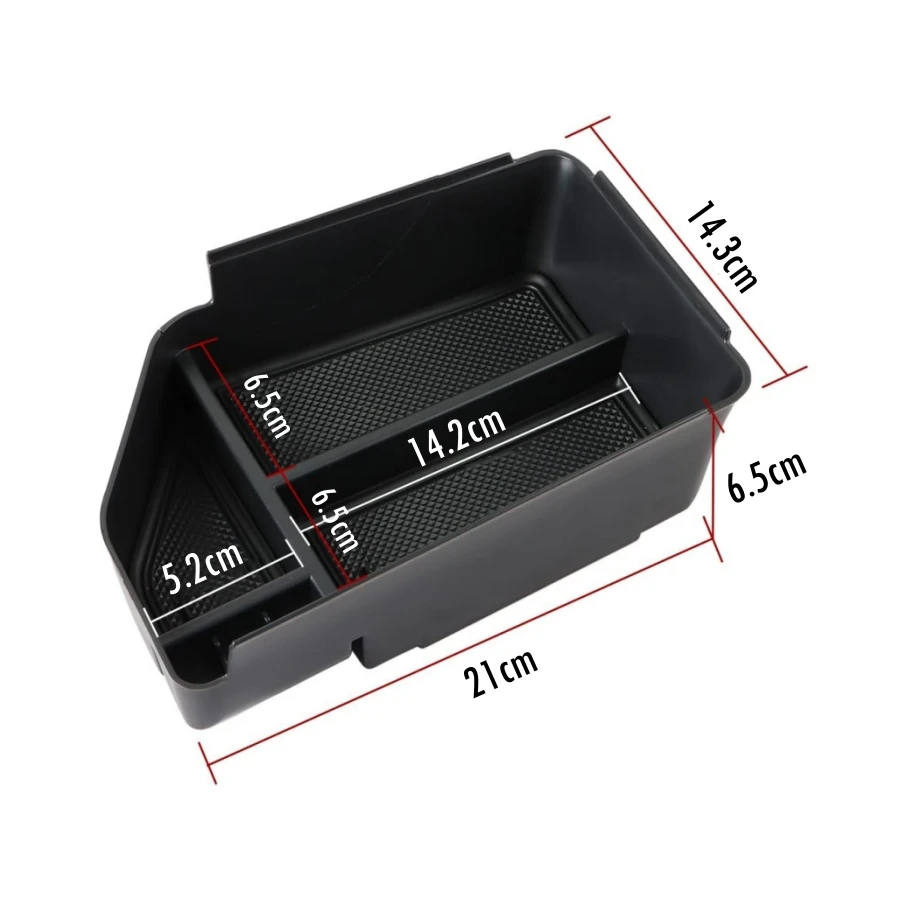 Untere Mittelkonsole Organizer Fach für Kia EV6 2023 2024 Armlehne Aufbewahrungsbox Getränkehalter ABS-Material Innenzubehör – Detail 8
