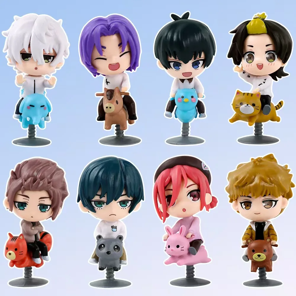 

Anime BLUE LOCK Figure Football Comic Isagi Yoichi Bachira Meguru Nagi Seishiro Mikage Reo PVC Model Room Decor For BIrthday Gif