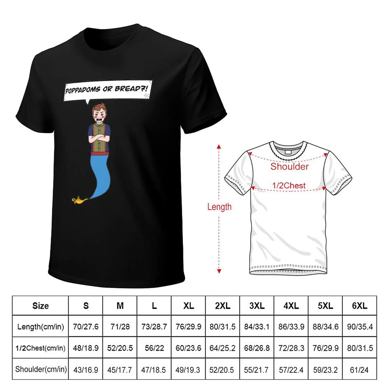 Poppadoms or bread James acaster T-Shirt Long Lasting Casual T-Shirt