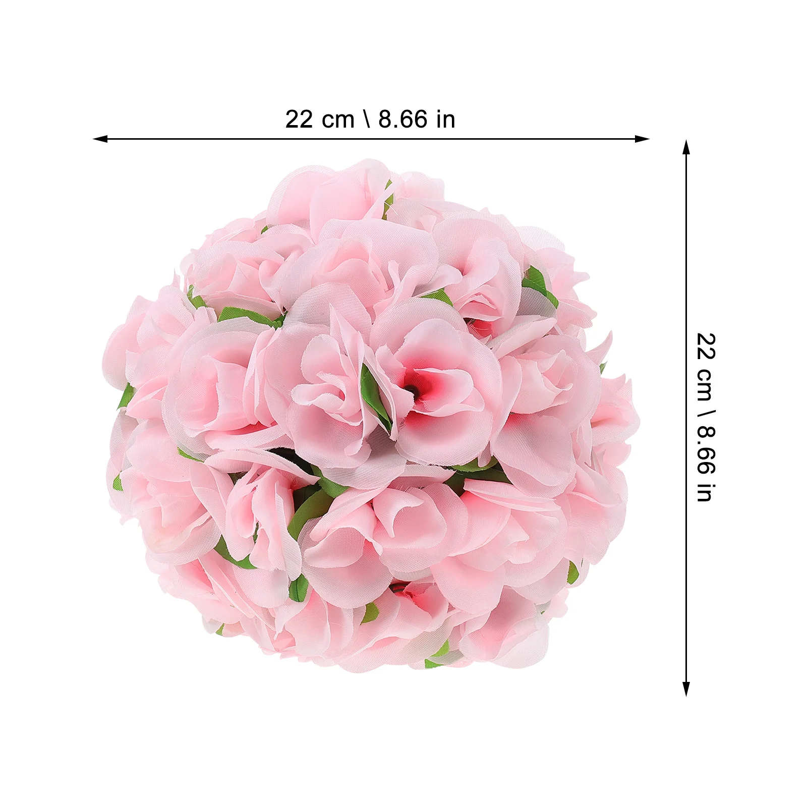 

Fake Rose Ball Wedding Centerpiece Exquisite Product Perfect Scene Layout Valentine's Day Flower Ball Hanging Decor