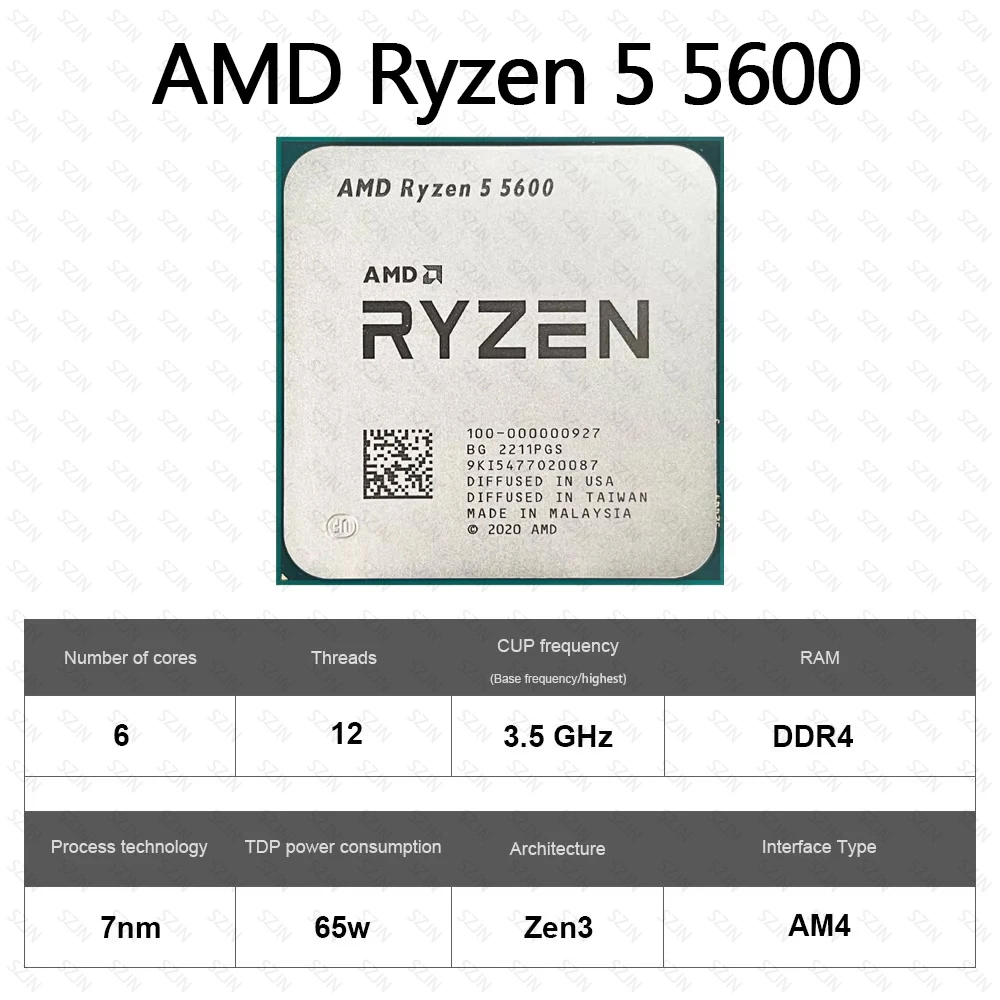 مجموعة اللوحة الأم Maxsun B450 R5 5600 DDR4 32GB 3200MHz مجموعة الألعاب تدعم 2 M2 NVME SATA 3.0 AMD R5 Combo