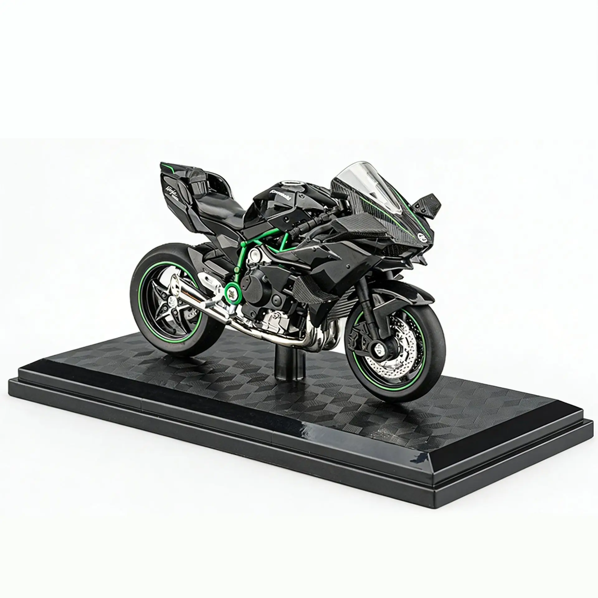 

Huayi 1:18 Chuan H2R Simulation Alloy Genuine Motorcycle Model Children's Sliding Toy Car Wholesale No Box