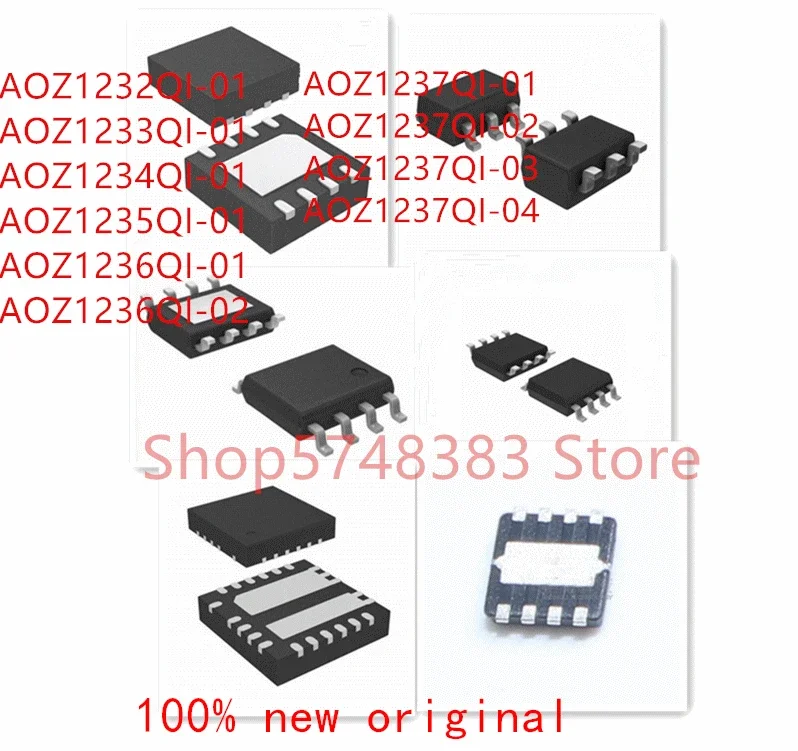 10PCS AOZ1232QI-01 AOZ1233QI-01 AOZ1234QI-01 AOZ1235QI-01 AOZ1236QI-01 AOZ1236QI-02 AOZ1237QI-01 AOZ1237QI-02 AOZ1237QI-03