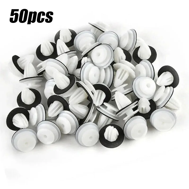 10/300 stücke Auto Tür Panel Trim Clips Automobil Stoßstange Clip Verschluss Niet mit Dichtung Ring für BMW Auto innen Zubehör