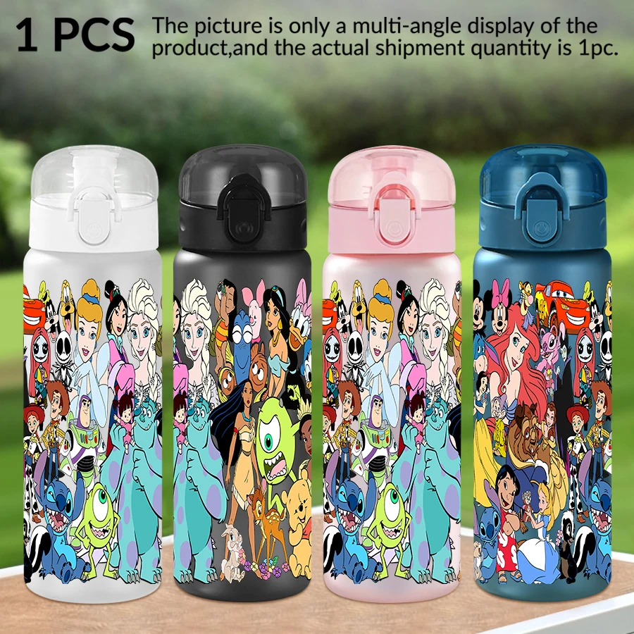 

1Pc Disney Disney Characters Collection Pattern 26oz Plastic Water Bottle Outdoor Sports Water Cup Birthday/Homecoming Gift