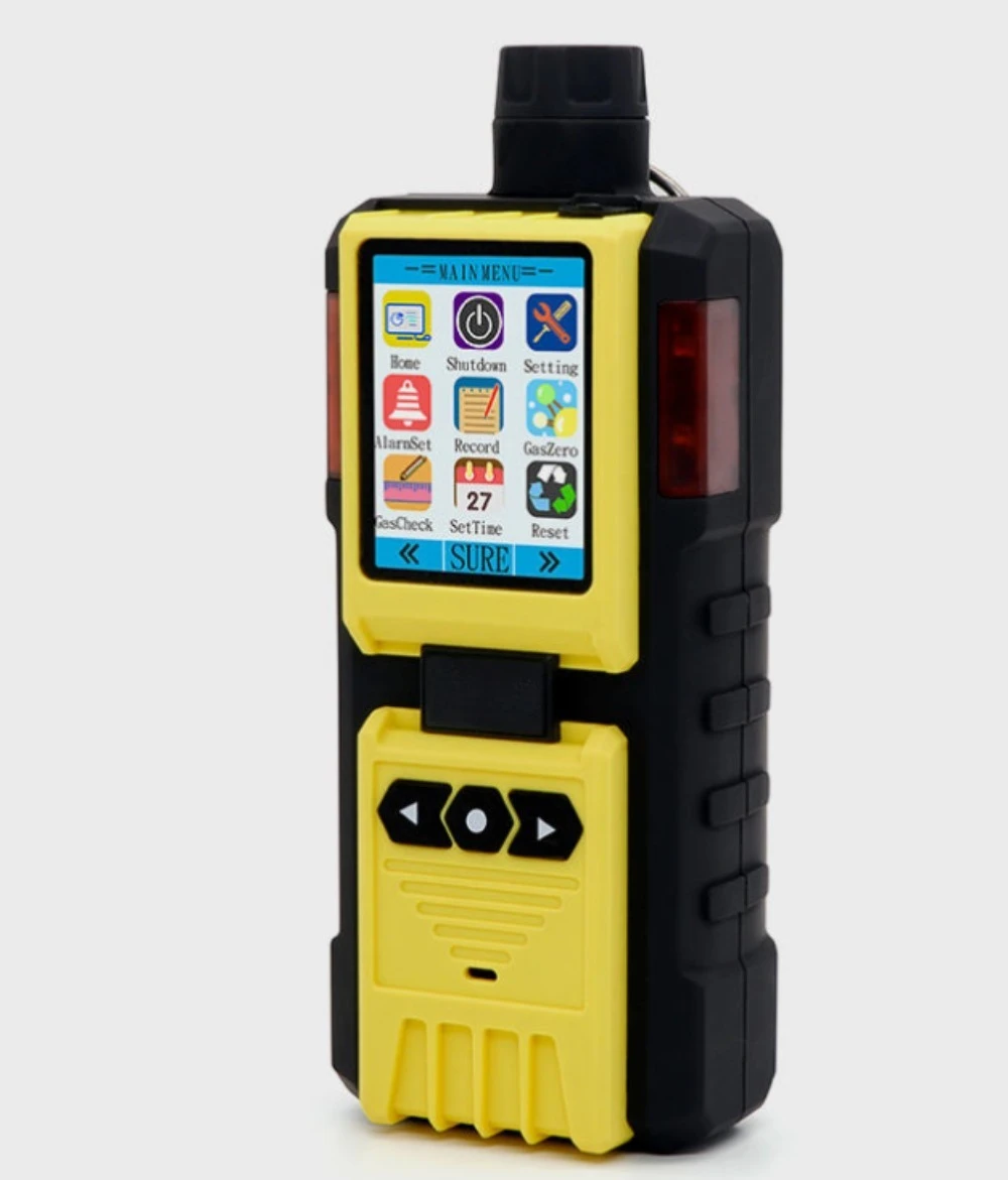 4-in-1 Gas Detector, Combustible Oxygen, Carbon Monoxide, LEL, Hydrogen Sulfide Concentration Alarm, Explosion-proof