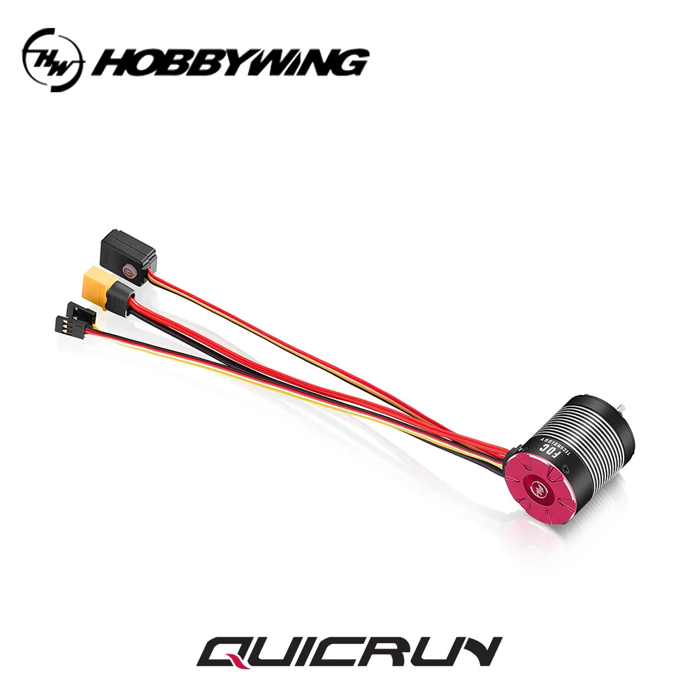 HOBBYWING QuicRun Fusion Pro Elite 50A 2300KV Sensorischer bürstenloser integrierter ESC-Motor für 1/10 RC-Modellauto-Crawler-Zubehör