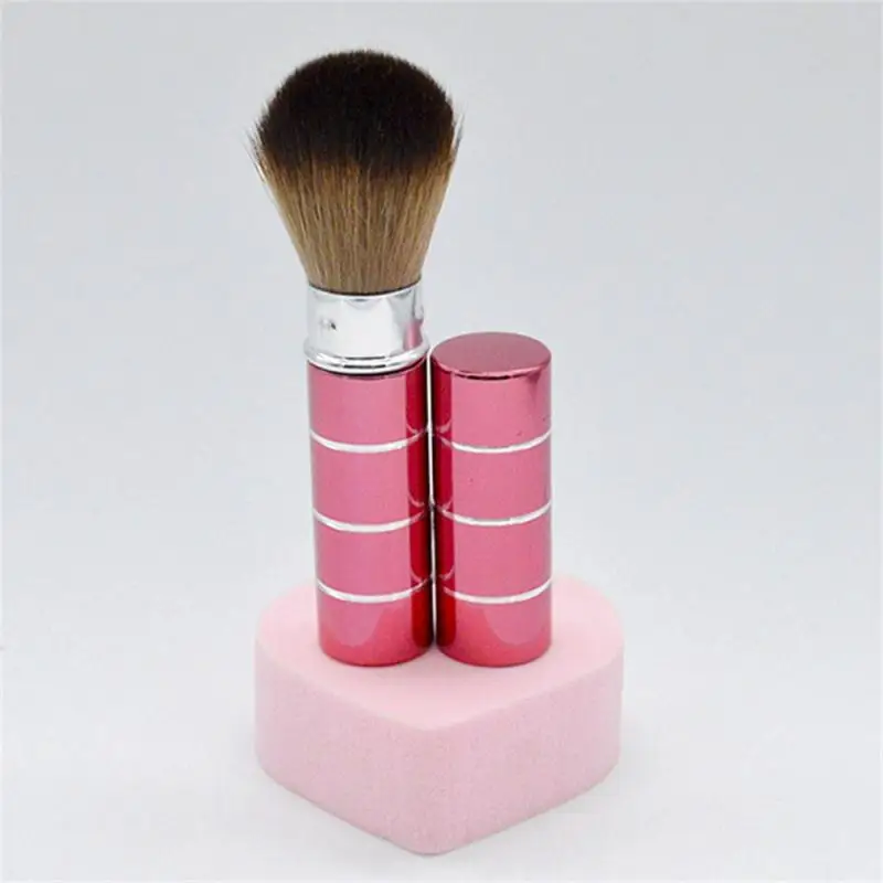 Women\'s Fashion Retractable Metal Brush Cosmetic Makeup Brushes Powder Foundation Blusher Brush Tool #Y