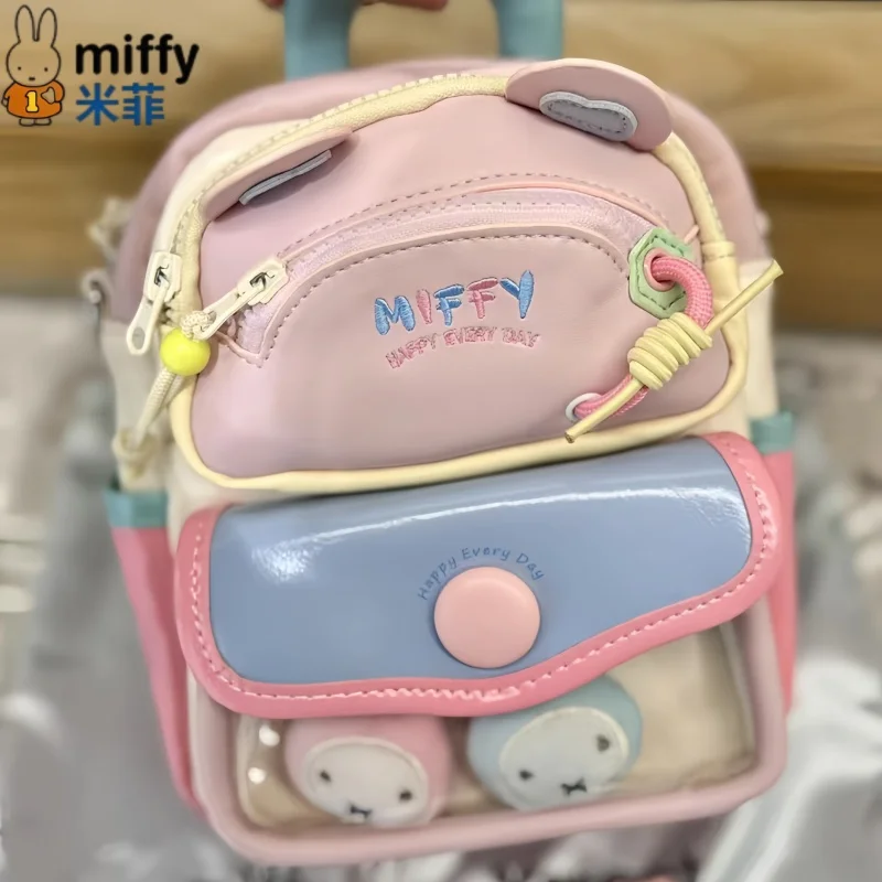 

Miffy Dopamine Color Matched Diagonal Crossbody Bag Sweet Cute Handbag Shoulder Bag Charm Collectible Gift Series Ornaments