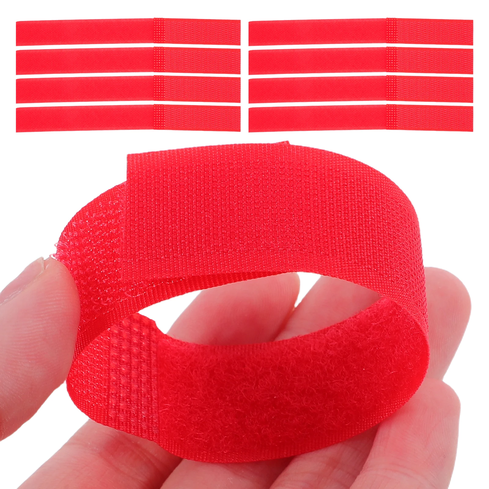 

10 Pcs Paw Rain Boots Socks Patch Dog Bootie Straps Shoe Accessory Canine Animal Footwear Red