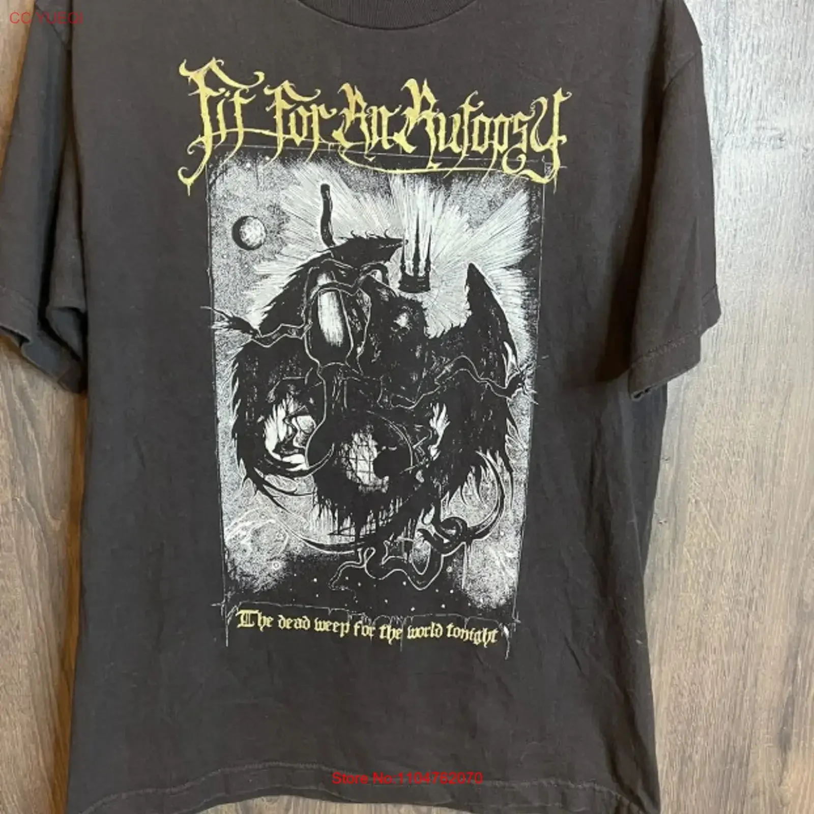 Fit for an Autopsy Deathcore Band Music T Shirt Black Adult BL2 819 vintage Washed homme designer clothes Versatile fashion