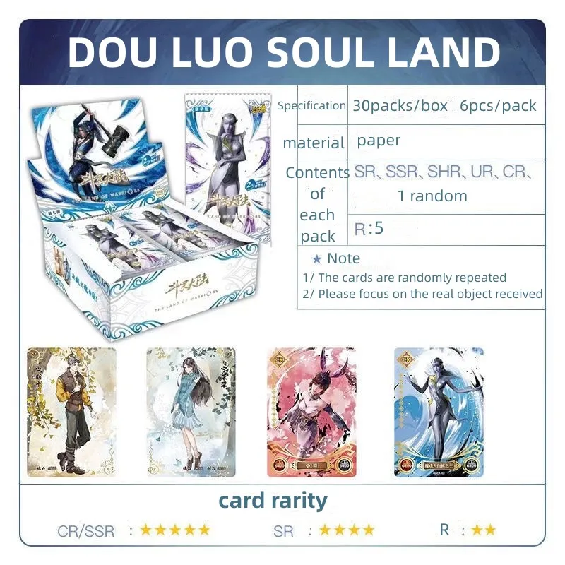 KAYOU NEW Genuine Soul Land Deluxe Version WAVE 7th Whole Box Oscar SP Ning Rongrong CR Rare Collection Cards Christmas Gifts