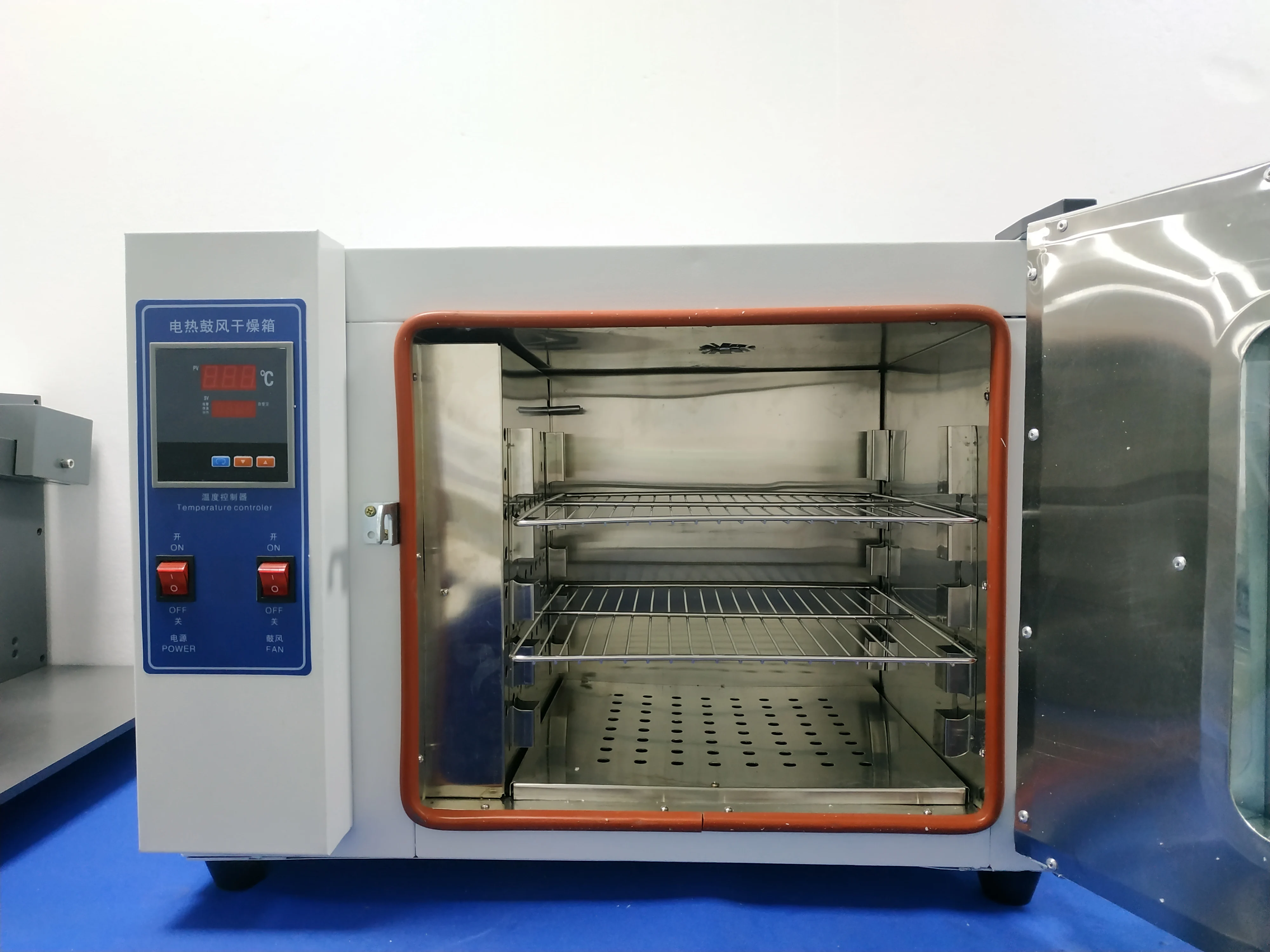 Laboratory Desktop Leather Rubber Industrial Hot Air Blast Circulation Heat Vacuum Drying Small Vacuum Chamber