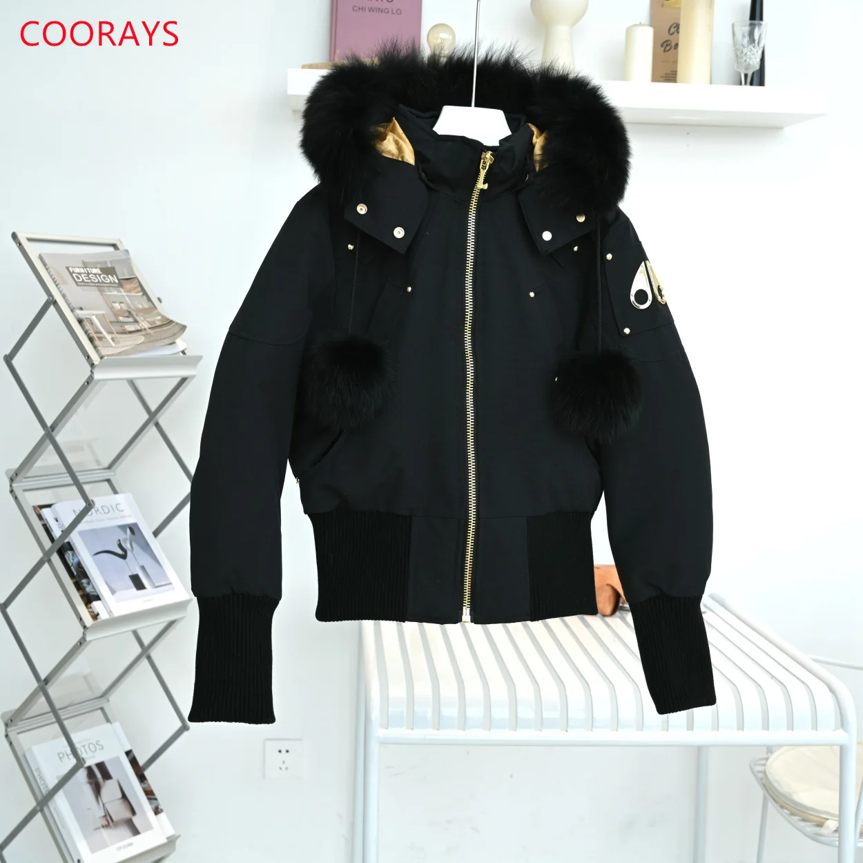 Kanadische Daunenjacke für Damen, wasserdichter Wintermantel, 90 % Gänsedaunen-Damenjacke, Parker Expedition-Mantel für -30 °