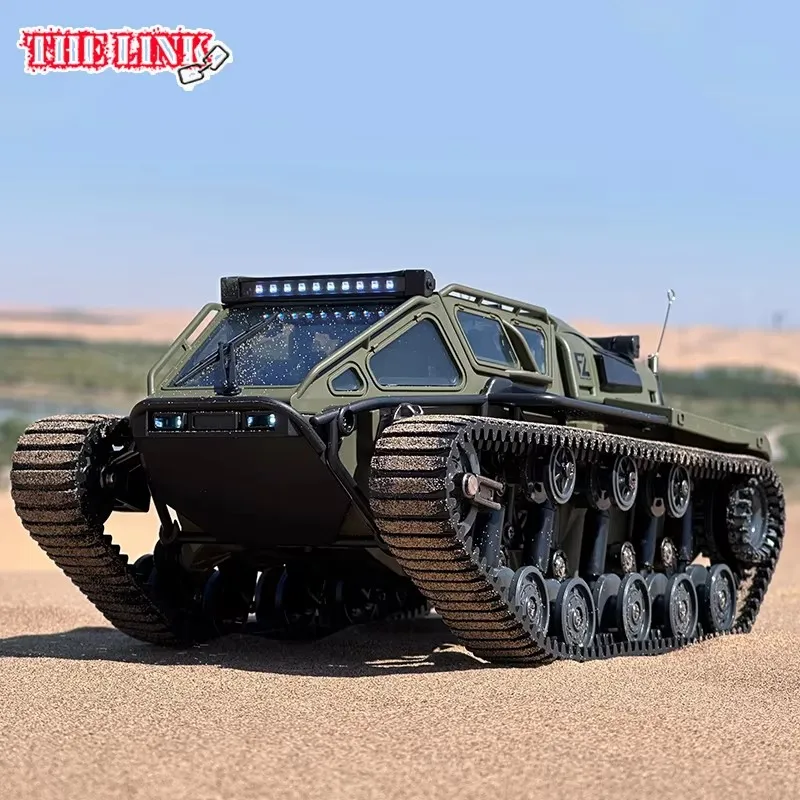 1:16 G2067 LED Light Full Scale Tracked Tank Simulation Model Toy 2.4Ghz RC Car Model Drift Remote Control Off-Road Vehicle Boys