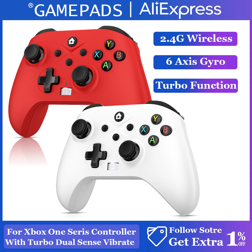 Wireless Controllers For Xbox One/Xbox Series X/S/Pc Gamepad Six-Axis Gyro Turbo Function Game Consoles XBOX Controller Joystick