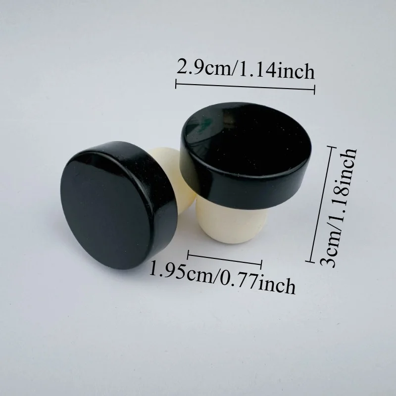 8 قطعة T-شكل النبيذ الفلين سدادات النبيذ سدادات الزجاجات قابلة لإعادة الاستخدام النبيذ مثبت زجاجي ختم التوصيل غطاء زجاجة للنبيذ