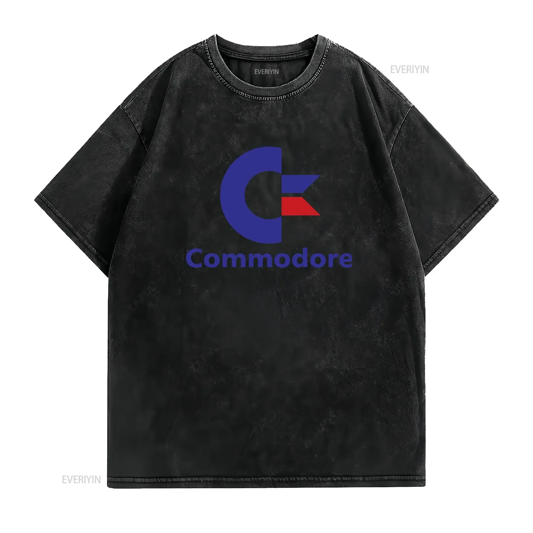 COMMODORE AMIGA C64 VINTAGE T SHIRT TEE S 2XL GIFT COMPUTER vintage Washed Breathable Slightly designer clothes Casual homme