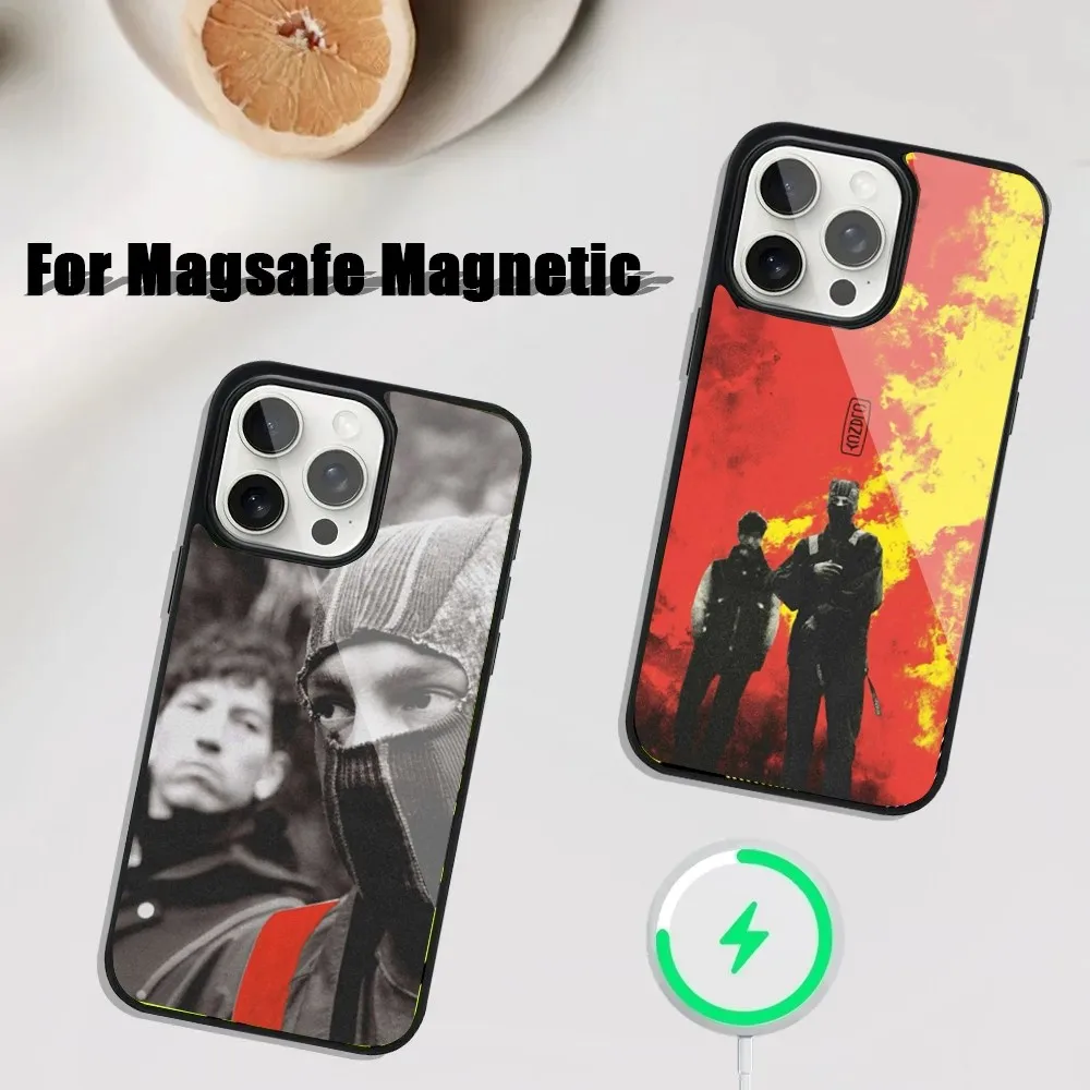 

T-Twenty one pilots Phone Case For iPhone 16,15,14,13,12,11,Plus,Pro,Max Mini Magsafe Magnetic Wireless Charging