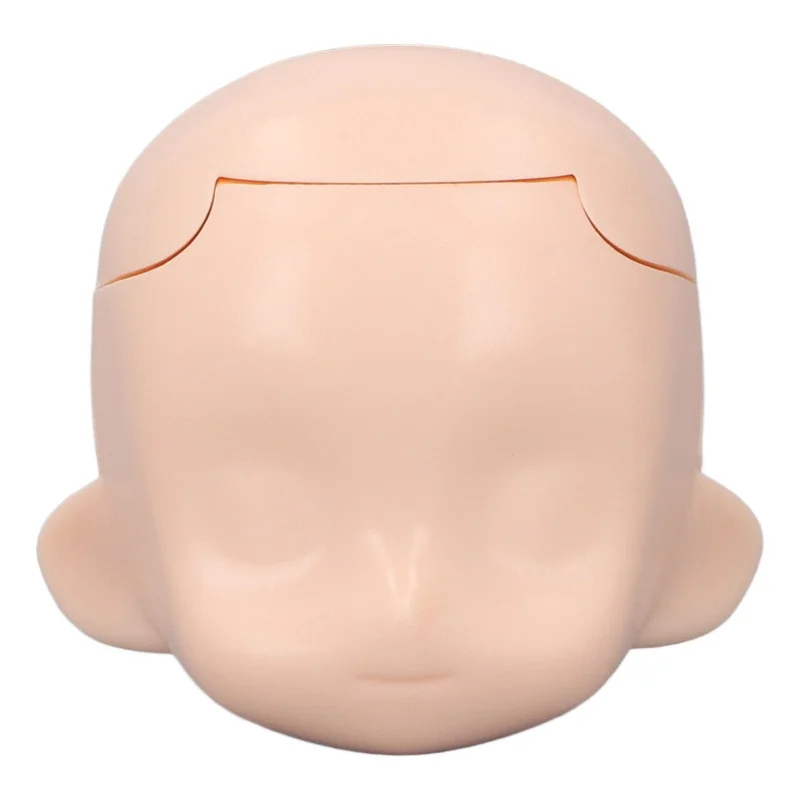 Blank Doll Head For 1/12 Ball Jointed Doll DIY Makeup Exquisite Removable Plastic Cement Doll Head