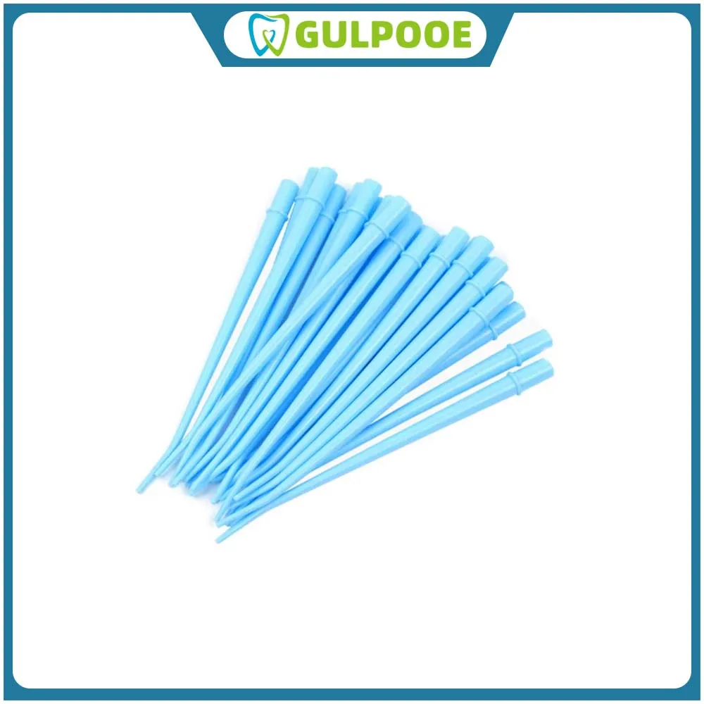 

GULPOOE 25Pcs/Bag Dentistry Suction Tube Disposable Elbow Saliva Ejector Surgical Aspirator Dentisty Tools Plastic Curved Tips