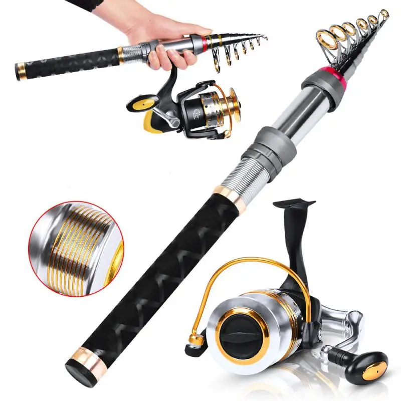 

Professional Telescopic Fishing Rod Black Ultra Short Ice Fishing Rods Cermet Guide Ring Shrinking Mini Rod Fishing Accessories