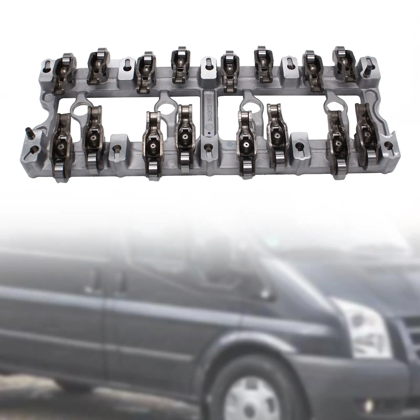 Engine Rocker Arm Assembly 9677706880 High Performance Metal Rocker Arm Carrier Ladder for Ford Transit 2.2 06-14 2.4 06-14