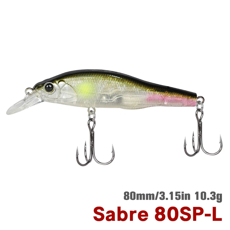TSURINOYA 80SP Suspending Minnow 80mm 10,3g Angeln Köder Sabre Lange Casting Künstliche Harten Köder Professionelle Bass Pike Jerkbait