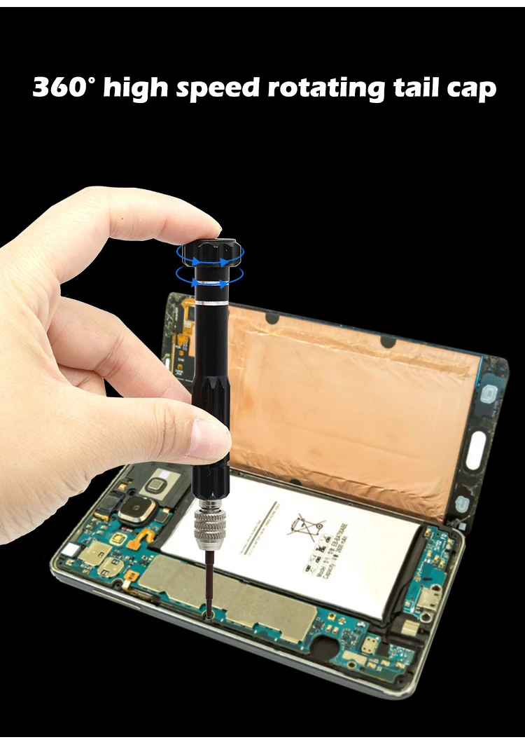 5-in-1 Präzisions-Schraubendreher-Set SL2.0/PH1.5/T5/T6/P0.8 S2 Schraubendreher-Bits für Handy PC Brille Schmuck Uhr Reparatur Handwerkzeug – Detail 4